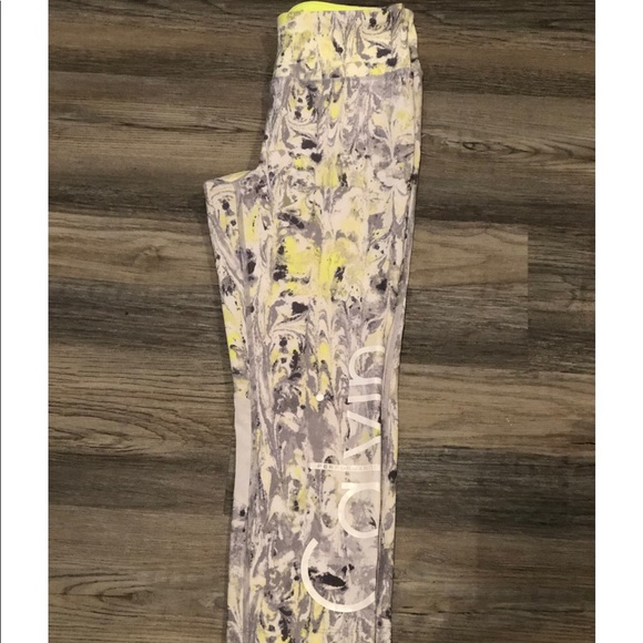 Calvin Klein Side Logo print crop leggings - Picture 1 of 4